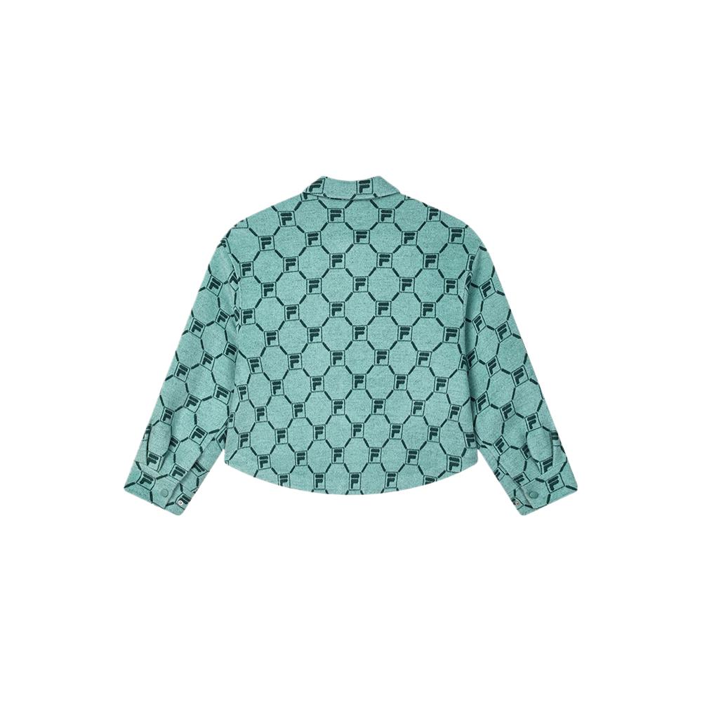 New FILA Velvet-feel Coat Women's Dream Field Green F11W518703F-LG