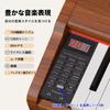 WENCAI Electronic Piano 88-Key Hammer Action Piano 88-Key Wood Design Beginner Electronic Piano Practice Piano MIDI Compliant 3-Pedal Stand