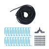 Drip Irrigation Kit 15m Watering Dripper Hose Set Garden Greenhouse Seedling Accessory