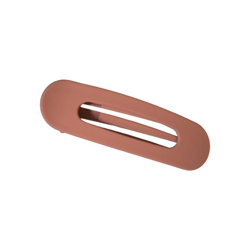 Explosions matte texture duckbill clip color back of the head ponytail hair clip oval horizontal clip temperament hair accessories