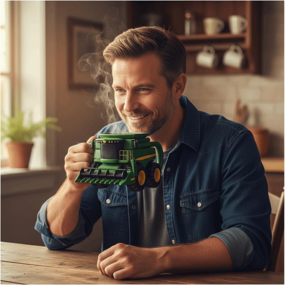 11 uncí Traktor Hrnky na kávu Ručně vyráběné Hrnky na kávu Polocamion Módní Šálek na kávu Pro muže