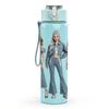 1PC Three Ladies Denim Outfit 750ml Color Plastic Sports Water Bottle Leakproof Flip Straw Lid Suitable for Sports Office Home Use