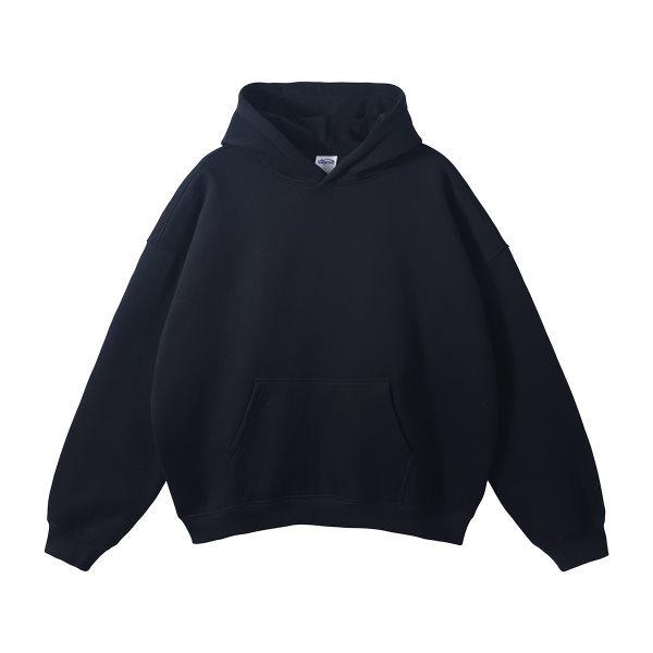 European & American Trendy Oversized Fleece-Lined Hooded Sweatshirt - Autumn/Winter Collection