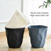 Irregular Trash Can Modern Plastic Garbage Rubbish Bin Waste Basket Flower Pot