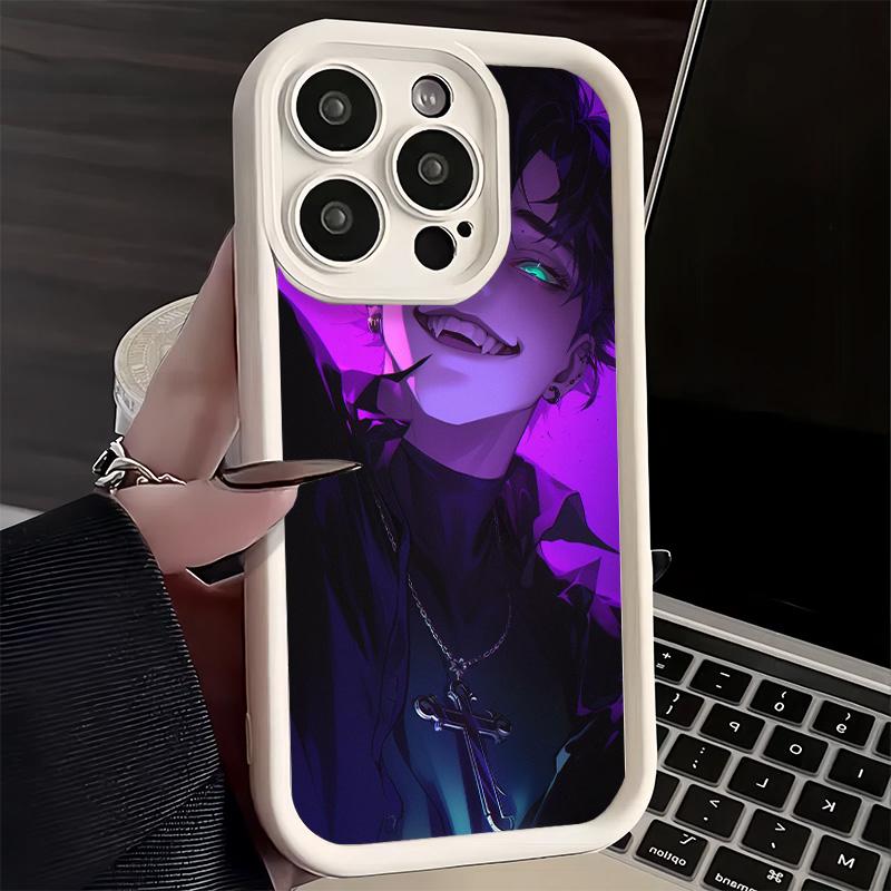 Phone Case for iPhone 17 Air 16E 15 16 Pro Max Devil Bad Boy Anime Style Cover 14 Plus 13 12 Mini Soft Shell Silicone Fundas