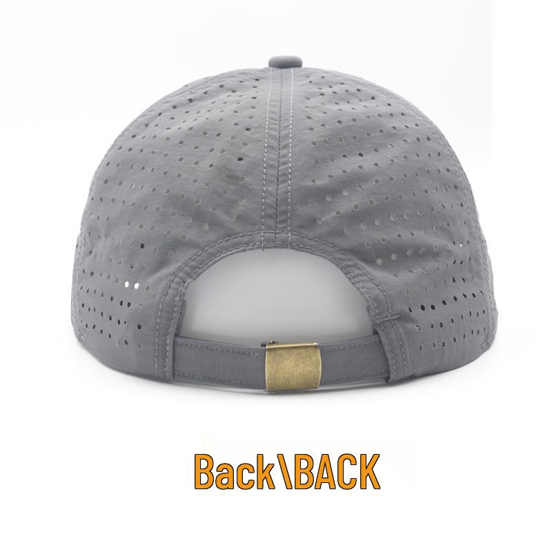Unisex Large Head Quick-Dry Sun Protection Hat - Breathable Mesh Baseball Cap