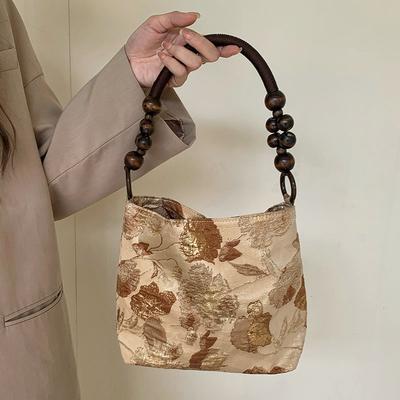 Borsa a Spalla in Tessuto Jacquard Retro Discreto Nuova Borsa Estiva a Spalla Sottobraccio Borsa a Mano