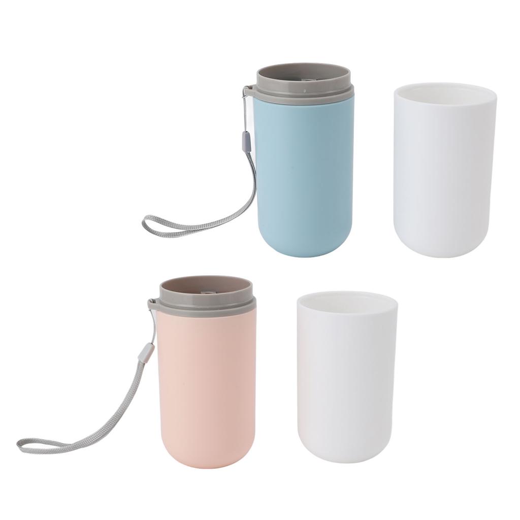 Travel Toothbrush Holder Case Plastic Multifunctional Portable Toothbrush Cup Case