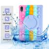 For Honor Pad X9/X8a Case Push Bubble Rotary Kickstand PC + Silicone Tablet Cover