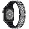 Bling Strap for Apple Watch Band 40mm 44mm 38mm 42mm Lady Belt Correas Stainless Steel Bracelet iWatch Series 3 4 5 Se 6 Band