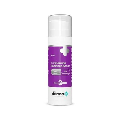 The Derma Co C-Cinamide Radiance Vitamin C Serum 30ml Pack for Glowing Spotless Skin