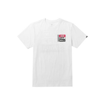 Vans T-Shirt mit Rundhalsausschnitt und großem Logo-Print, kurzärmlig, Unisex, Oberteile, Weiß, VN0A3TY4WHT