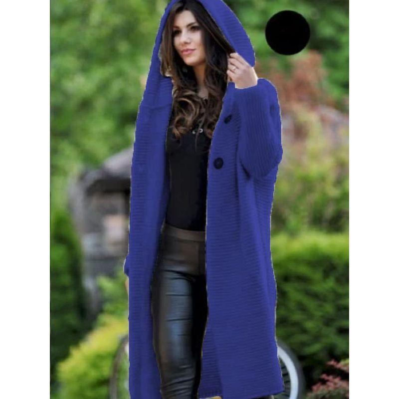 2024 Sweater New Cardigan Hooded Jacket Cardigan Hooded Coat