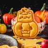 Halloween Kitten Cookie Mold Cartoon Ghost Pumpkin Cat Fondant Cutting Mold Novice DIY Baking Tool
