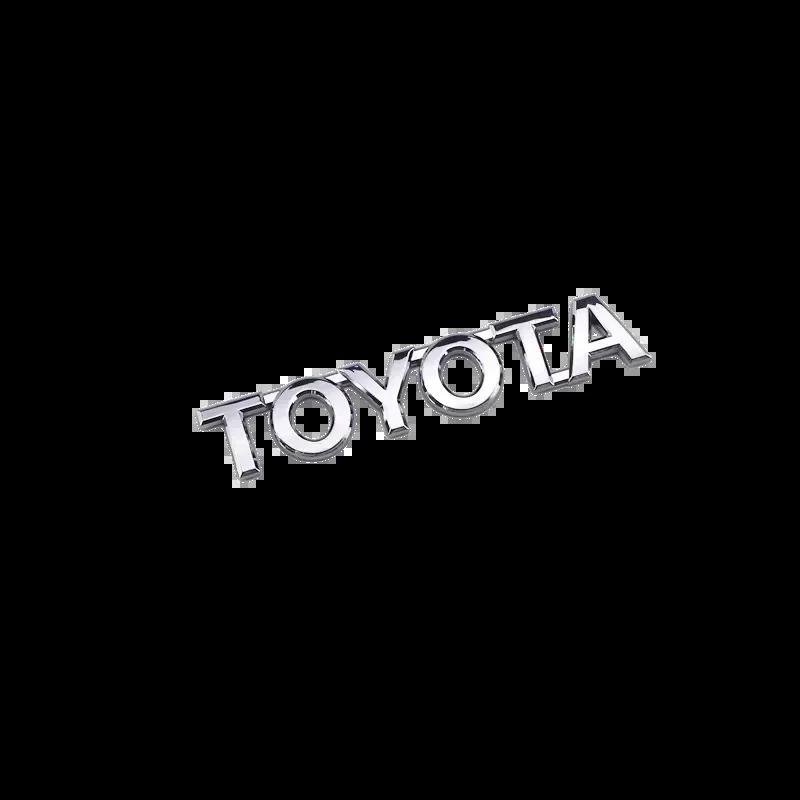 For Toyota RAV4 Corolla Camry Prado Crown REIZ CHR LAND CRUISER 3D emblem stickers front and rear car logo modification