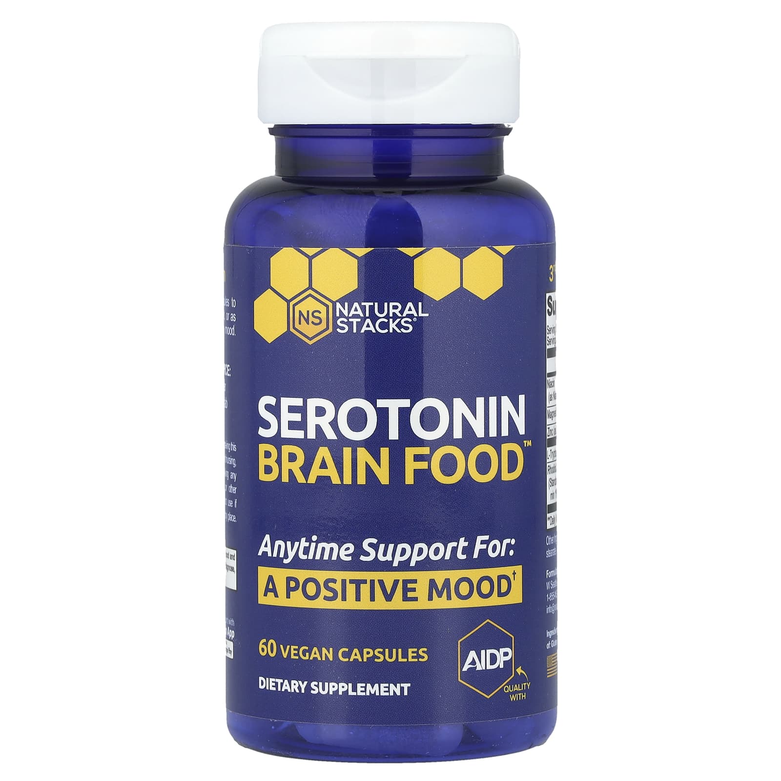 

Serotonin Brain Food™, 60 Veggie Capsules
