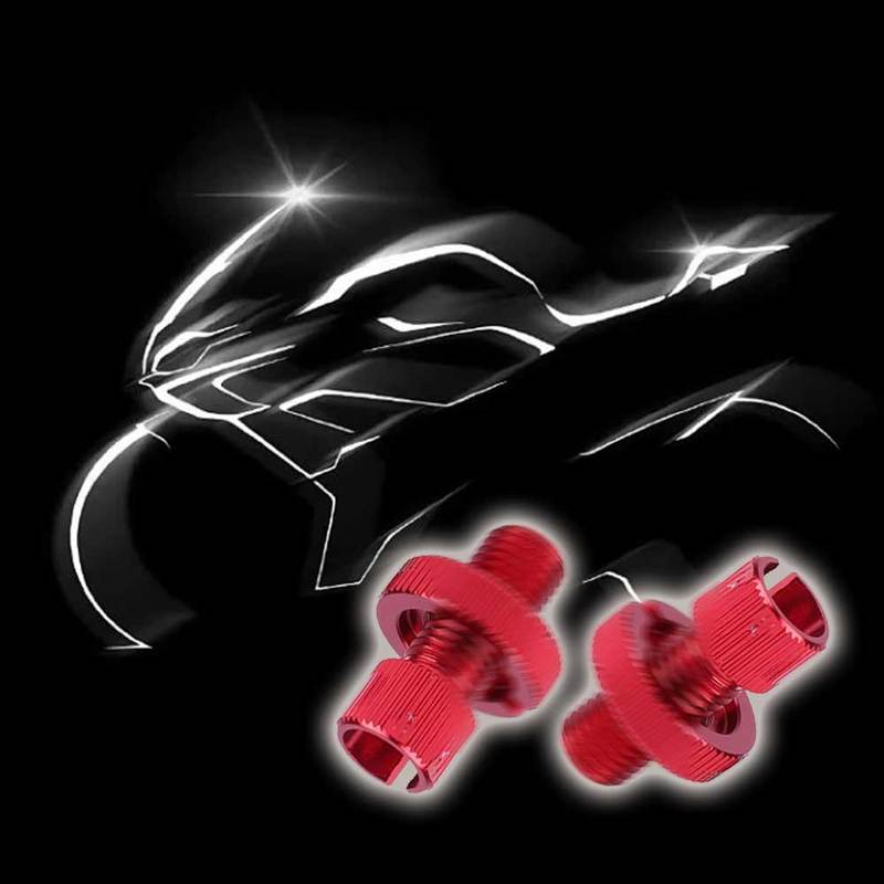 2pcs Motorcycle Handle Brake Hose M10 Screw Motorcycle Clutch Cable Aluminum Adjuster Clips Motorcycle Brake Cable Fixing Screws