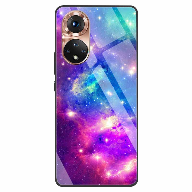 Luxury Case for Huawei Honor 50 Cover Tempered Glass Cover for Huawei Honor 50 Phone Case Honor50 6.57" Coque Bag Fashion Bumper