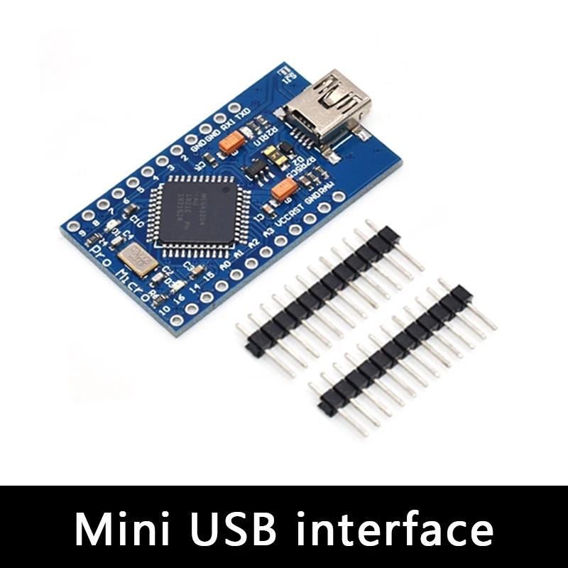 LIZAO Pro Micro ATmega32U4 5V 16MHz Controller Board Replace ATmega328P for Arduino DIY
