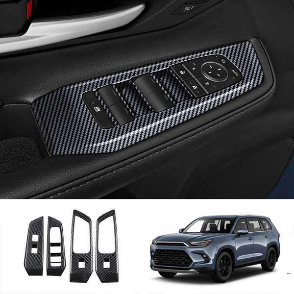Carbon Fiber Pattern ABS Set for Toyota Grand Highlander 202.