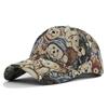 Casquette de Baseball Ours Nouvelle Casquette d'Été Chien Mignon Imprimé Hommes Femmes Unisexe-Adolescents Coton Snapback Mode Hip Hop Casquette Vintage