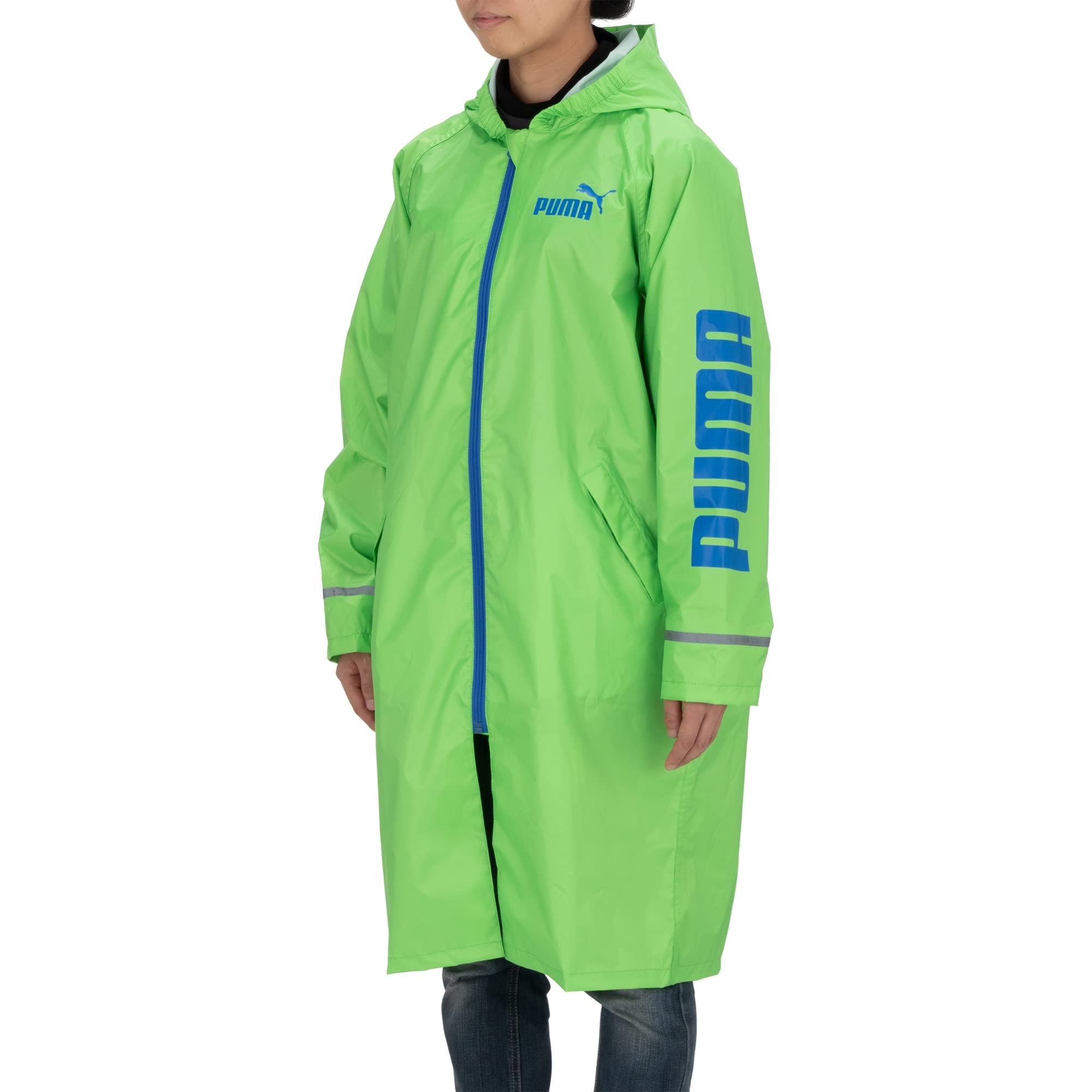 PUMA Backpack Schoolbag Lime PBS55RA Children s & Raincoat, 140cm, Green,