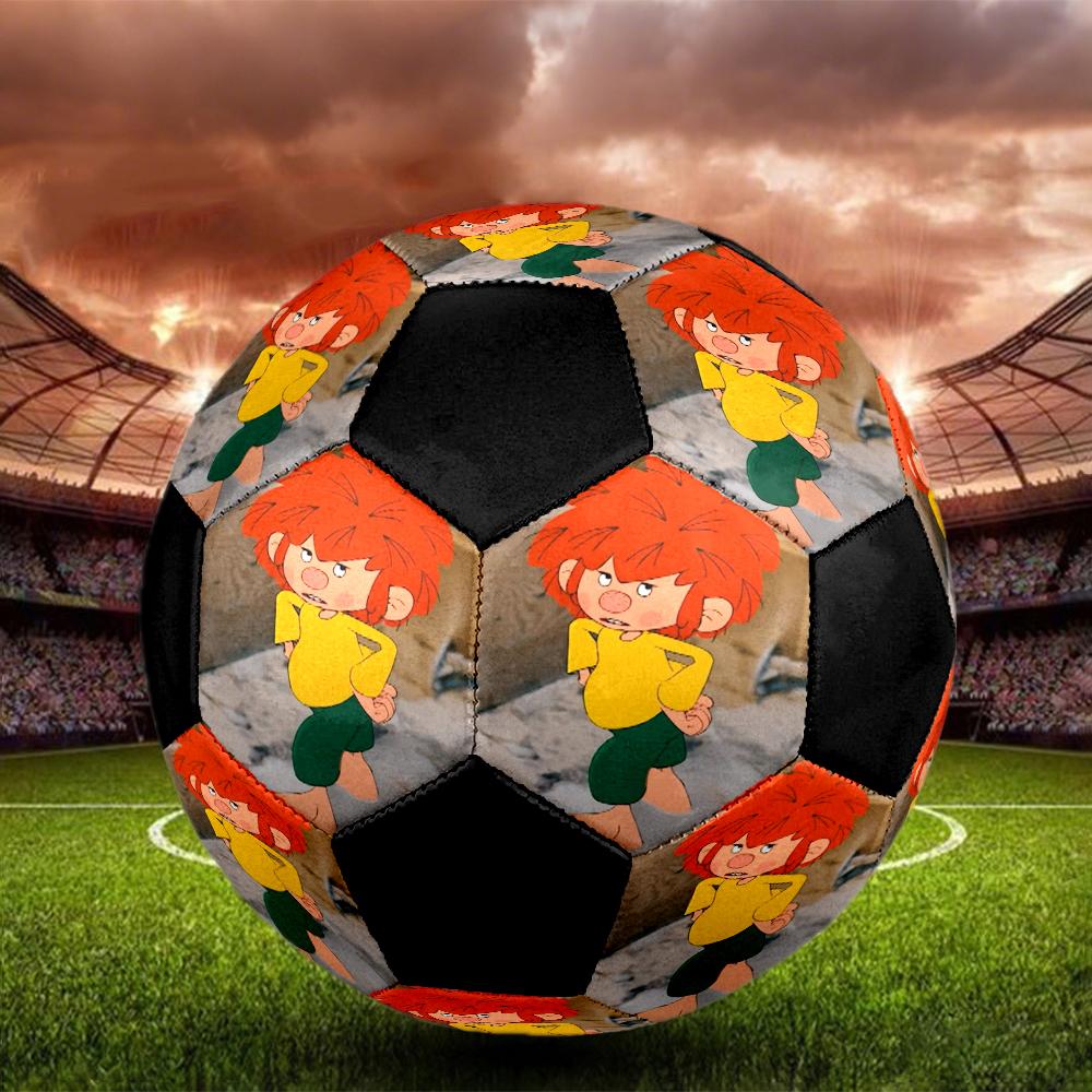 Meister Eder Indoor Soccer Ball Colorful Machine Stitched PVC Size 5 Team Training Competition Ready Durable High-Bounce Cool Sports Gift