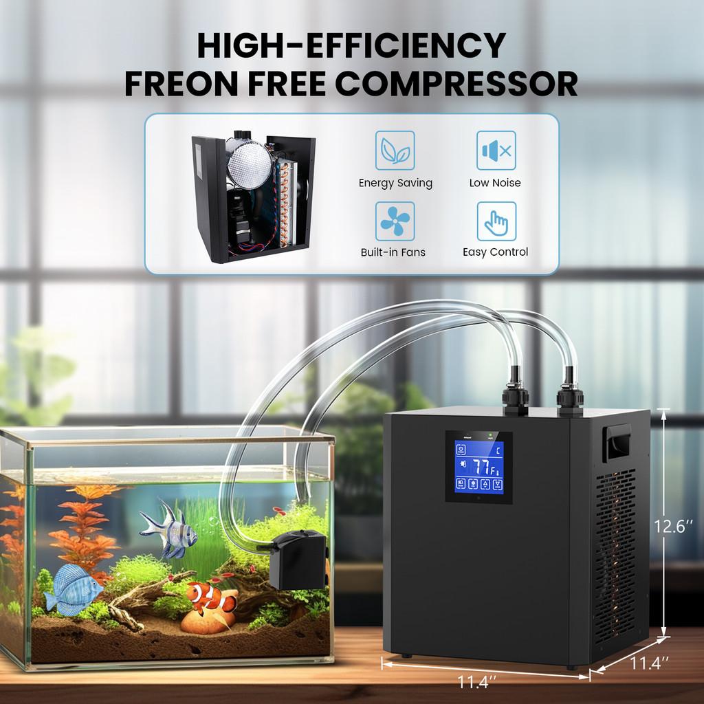 79 Gal Water Chiller High-efficiency Low Noise Cooler Aquarium Chiller Fish Tank Household Small Constant Temperature Device