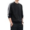 Felpa da uomo autunnale con scollo rotondo, stile coreano, maglietta trendy a maniche lunghe, strato base versatile stile Hong Kong