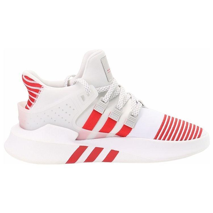 Adidas Originals Eqt Bask Adv Round Toe Lace-Up Slip-Resistant Durable Breathable Low-Top Lifestyle Casual Shoes Unisex sneakers White Red Gray FW4250