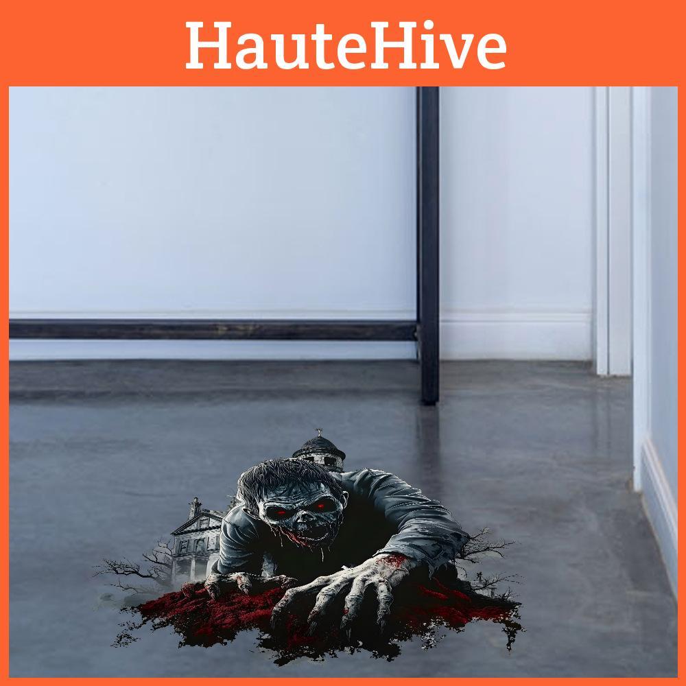 Halloween Horror Wall Breaking Zombies Appear In Living Room Home Decoration