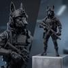 Scratch-resistant Dog Statue Anubis Tactical Statue, 3D Printed Egyptian Warrior Decor, Special Forces Model Mythical Military Figurine for