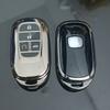 Titanium Gray For Honda    Accord Civic Hr-V Cr-V Pilot Sport Si Ex Ex-L 2 3 4 5 Button Car Key Case Cover Protector