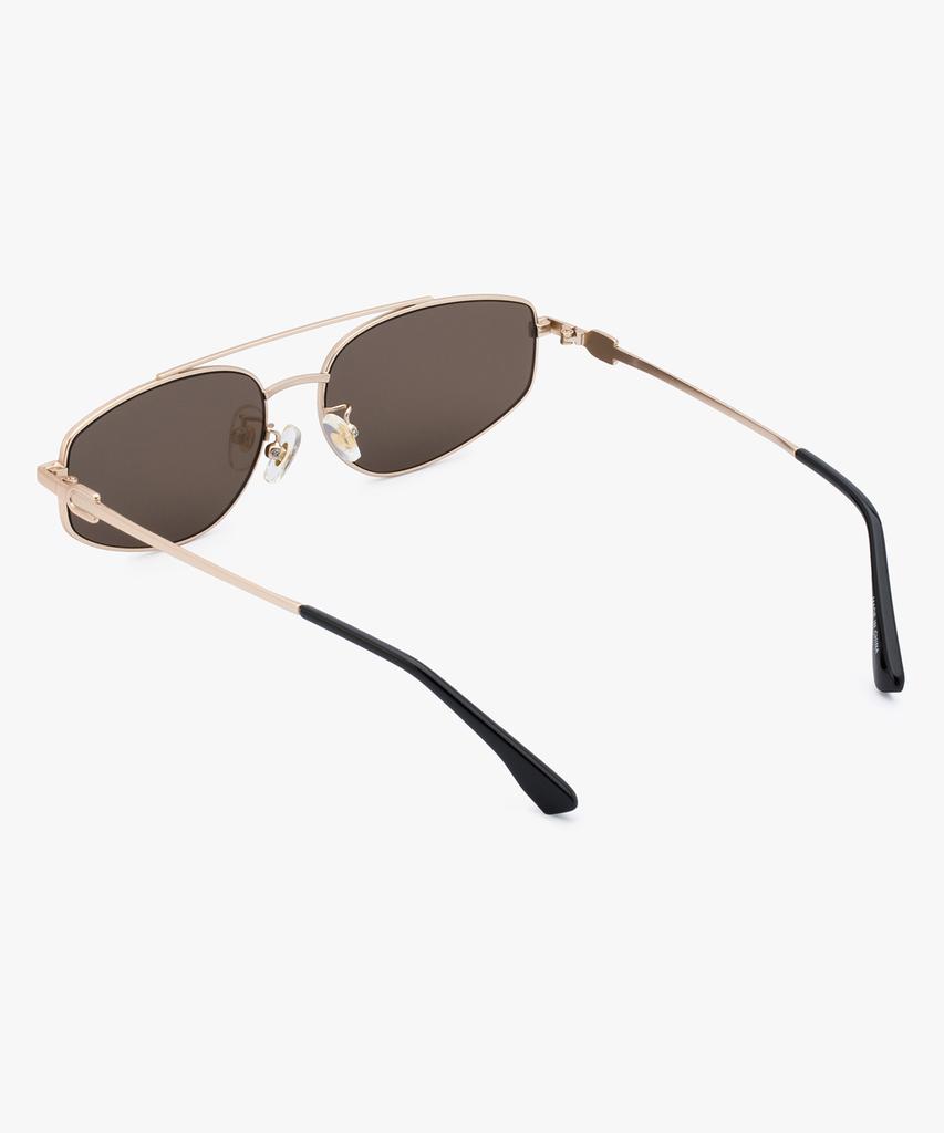 Likkeullou Rc Stainless Steel Gb97 Sunglasses Gold