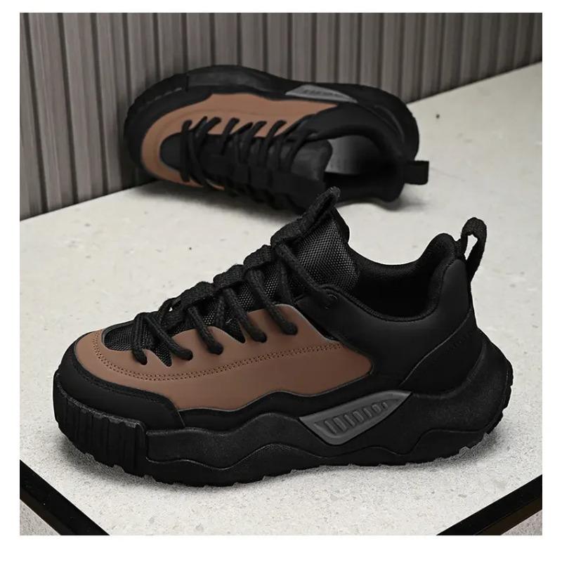 2025Designer Color Block Luxury Chunky Sneakers for Men Casual Thick Platform Fashion Casual Shoes Sports Running Trainers Tenis
