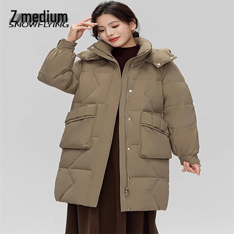 

XueZhongFei 2024 Women s Large Pocket Down Jacket 175