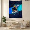 Charlotte Hornets Logo Print Bedding 1 Duvet Cover 2 Pillowcase Without Core Duvet Cover And Pillowcase Christmas Birthday Gift Bedding Set