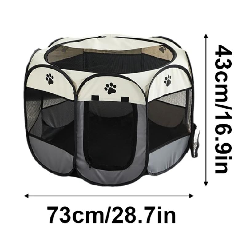 Portable Foldable Pet Tent Kennel Octagonal Fence Puppy Shelter Easy Easy Operation Large Dog Cages Cat Fences Dog Kennel
