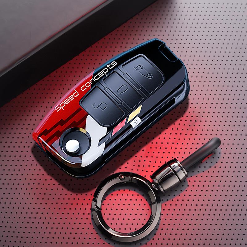 Etui na kluczyk samochodowy dla Forda Fiesta Focus Mondeo Falcon B-Max C-Max S-Max Eco Sport Galaxy Territory Bezkluczykowa Osłona Fob
