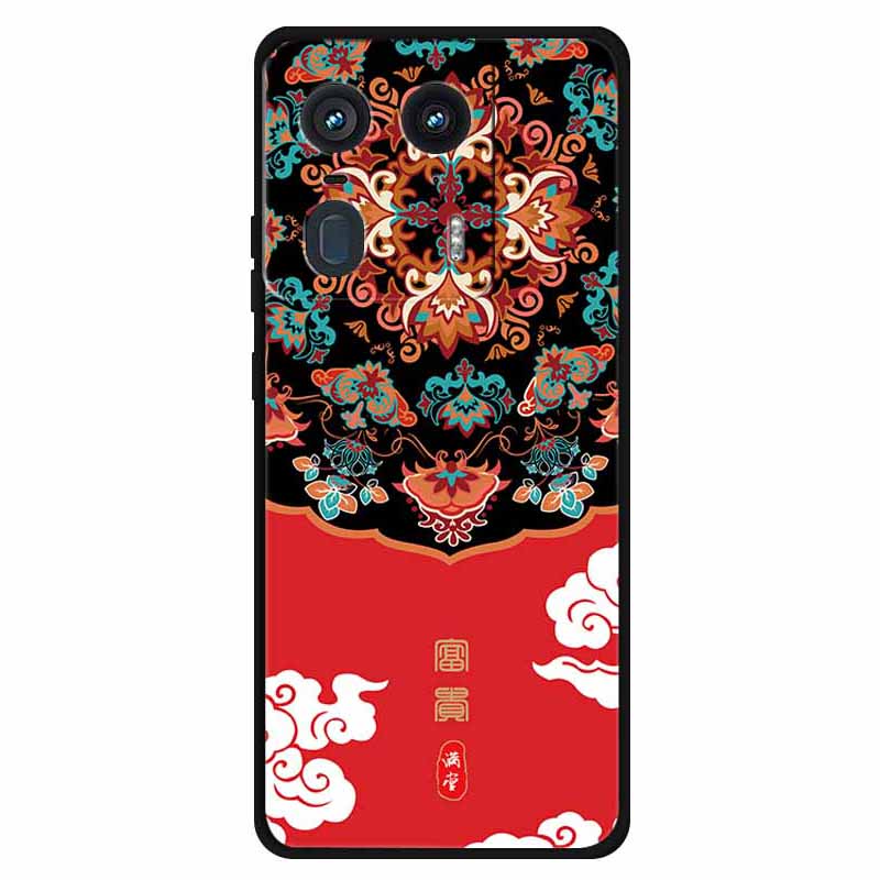 Dla Motorola Edge 50 Ultra 5G/Moto X50 Ultra 5G Etui na Telefon Wzór Drukowany TPU Tylna Pokrywa