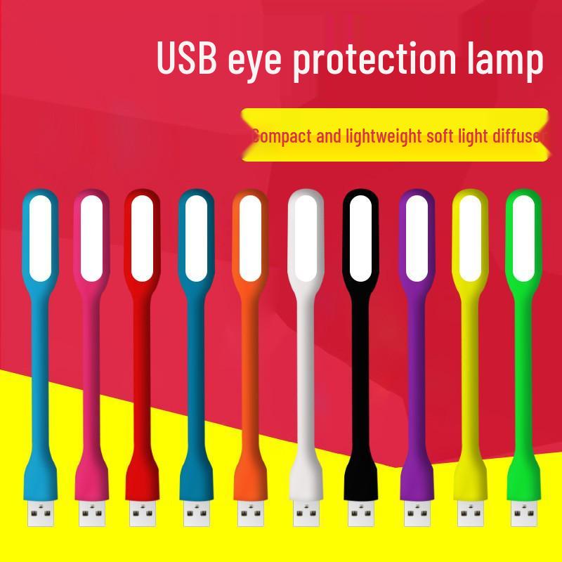 Portable USB Eye-Protection LED Desk Lamp with Power Bank - Mini Night Light Gift