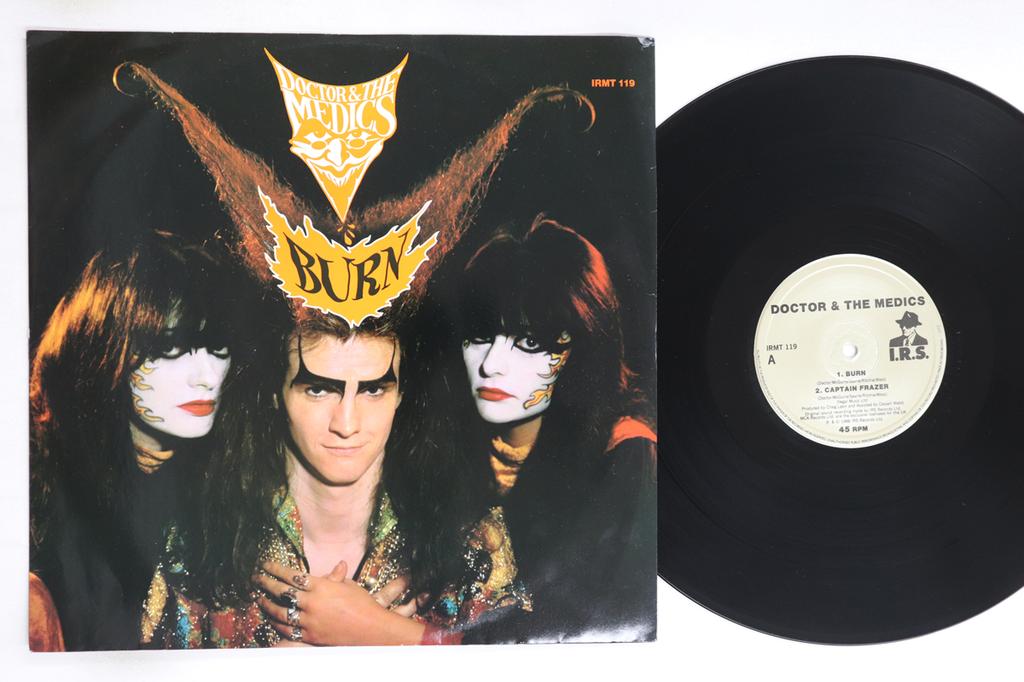 12inch Record DOCTOR & THE MEDICS - Burn IRMT119 IRS 1986 UK Rock Used