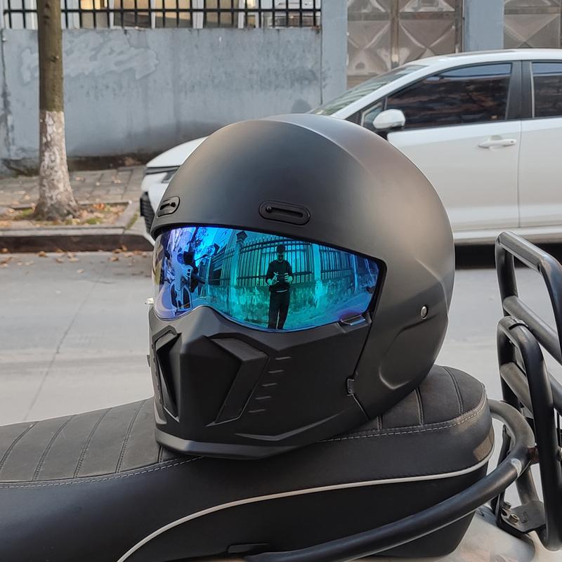 

Новий Scorpion Retro Motorcycle Cascos Moto Locomotive Personality Багатоцільовий комбінований шолом Half ML XL XXL XXXL XXXL