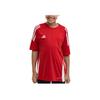 Adidas Tiro 24 Series Quick-Dry Color Block Round Neck Short Sleeve Kids Soccer Jersey Kids Jersey Energy-Red White IS1030