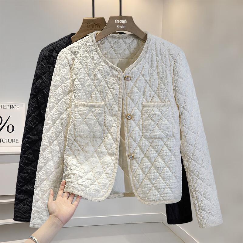 

Speshe Women s Quilted Short Padded Jacket L