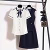 Women's Professional Vest Dress & Shirt Set