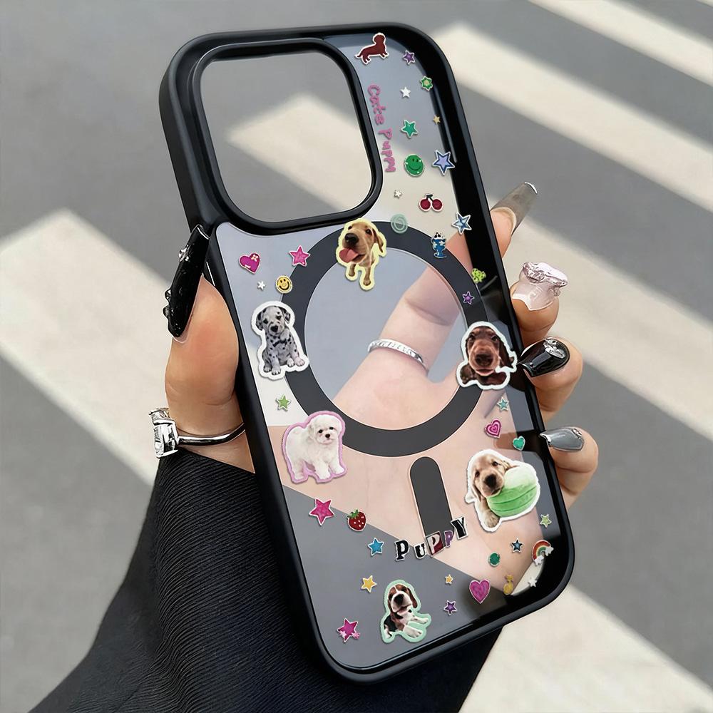 Magnetic Phone Case for iPhone  11 12 17 14 15 Pro Max 15 14 16 Pro13 14 15 16 Shockproof Case Mag-Safe Magnetic Ring Back Cover