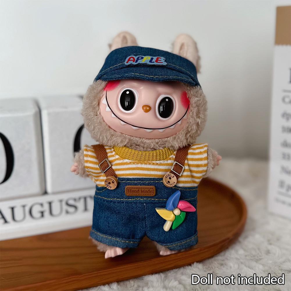 

Для 17 см Кукольная одежда Лабубу Модная одежда Толстовки Кукольная одежда Цветовые толстовки Кукольные аксессуары Милые украшения Маленькая одежда 03#