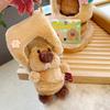 Marmots Cute Cartoon Plush Keychain Material Children Bag Decoration Doll Gift
