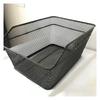 Bike Basket Large Capacity Water Resistant High Load Bearing Sturdy Metal Rear Bike Basket